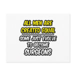 All Men Are Created Equal...Surgeons Post Cards