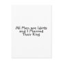 All Men Are Idiots And I Married Their King Postcards