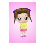 All Mine Chibi Girl Candy Poster