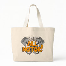 All Motor Design Tote Bag