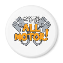 All Motor Design Fridge Magnets