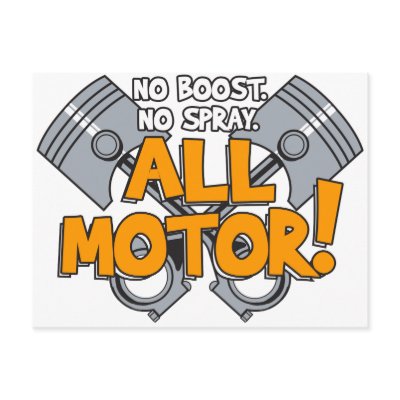 All Motor Design Postcard by drivehardgear
