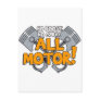 All Motor Design Post Cards