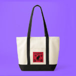 All my Children Have Paws Tote Bag~Red/Black bags