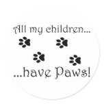 All my children... round stickers