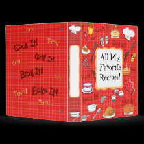 All my Favorite Recipes Binder!