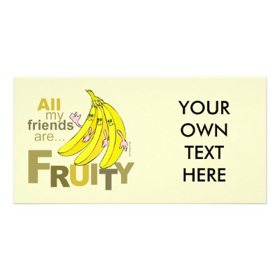 All my friends are Fruity Picture Card by gay_pride