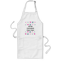 All My Grandkids-Grandchildren Have Paws Apron