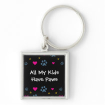 All My Kids-Children Have Paws Keychain