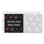 All My Kids-Children Have Paws Photo Card Template