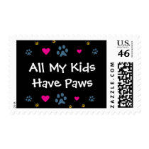 All My Kids-Children Have Paws Stamps