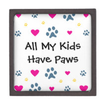 All My Kids-Children Have Paws Premium Jewelry Box