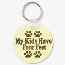 All my Kids Have Four Feet keychains by EllesPlanet All my Kids Have Four Feet keychains