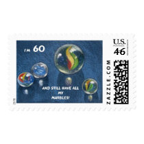 ALL MY MARBLES 60TH BIRTHDAY STAMPS