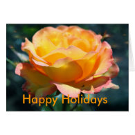 All occasion yellow rose, add your photo, text greeting card