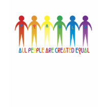 ALL PEOPLE ARE CREATED EQUAL t-shirts by lunadaisy ALL PEOPLE ARE CREATED EQUAL t-shirts