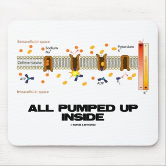 All Pumped Up Inside (Sodium-Potassium Pump) mousepad