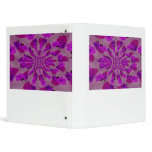 All purple burst pattern of a single repeated rose binder