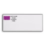 All purple burst pattern of a single repeated rose envelope