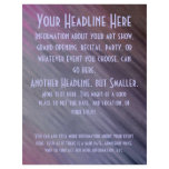 All-Purpose Diagonal Plum Shades Flyer