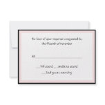 All Purpose Elegant Response Card invitations