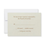 All Purpose Sand Response Card Personalized Invite