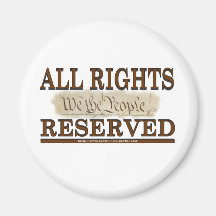 All Rights Refrigerator Magnet