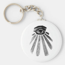 All Seeing Eye Mason Keychain