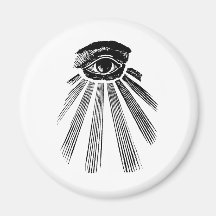 All Seeing Eye Mason Refrigerator Magnets