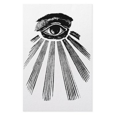 All Seeing Eye Mason Stationery Paper by Square_and_Compasses