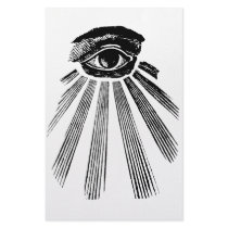 All Seeing Eye Mason Stationery Paper