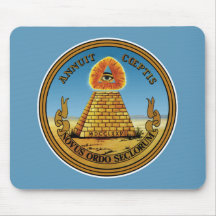 All Seeing Eye - Pyramid & Eye Mousepad ~