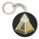 All Seeing Eye Pyramid Keychain