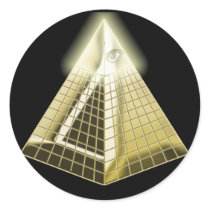 All Seeing Eye Pyramid Sticker