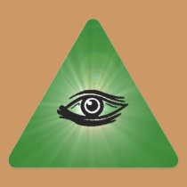 All Seeing Eye Triangle Sticker