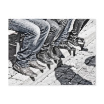 All shoes postcard