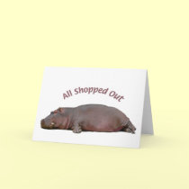 All Shopped Out! cards by BlarneyCards All Shopped Out! cards