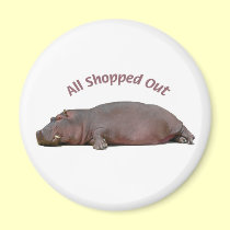 All Shopped Out! magnets by BlarneyCards All Shopped Out! magnets