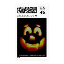 All Smiles Halloween Postage Stamp