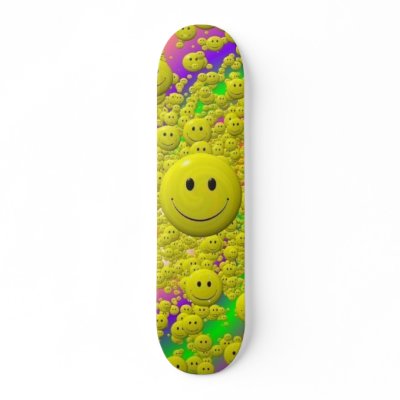 All Smiles! Skateboard by nightmare7darkangel