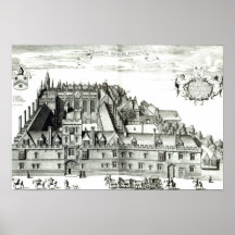 All Souls College, Oxford University, 1675 Print