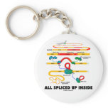 All Spliced Up Inside (RNA Splicing) Key Chain