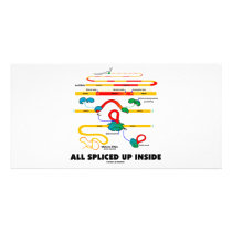 All Spliced Up Inside (RNA Splicing) photo cards by wordsunwords All Spliced Up Inside (RNA Splicing) photo cards