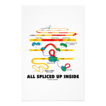 All Spliced Up Inside (RNA Splicing) stationery