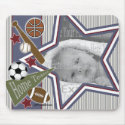 All Sports Baby Photo Template Mouse mousepads