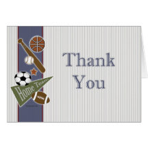 All Sports Thank You Card