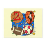 All Star 2nd Birthday Tshirts and Gifts Post Cards