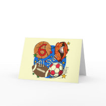 All Star 6th Birthday T-shirts and Gifts cards by kids_birthdays All Star 6th Birthday T-shirts and Gifts cards