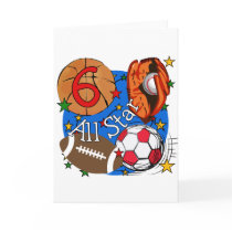 All Star 6th Birthday T-shirts and Gifts cards by kids_birthdays All Star 6th Birthday T-shirts and Gifts cards