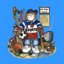 All Star (All Sports) Coach t-shirts by ZachBear All Star (All Sports) Coach t-shirts